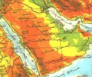 Map of Saudi Arabia    ɠ